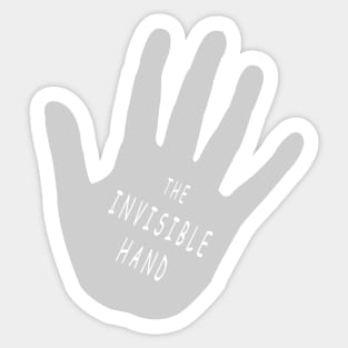 The Invisible Hand Sticker